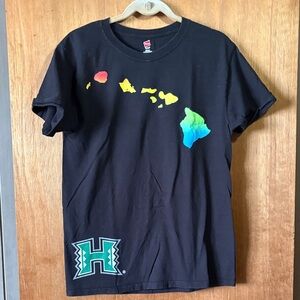 University of Hawaii Warriors, Black Homecoming T-Shirt, Size M